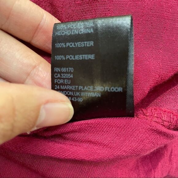 ANTHROPOLOGIE OUT FROM UNDER STRAPPY OPEN BACK SLEEVELESS SLIP DRESS RED SZ M‎ - Picture 8 of 10